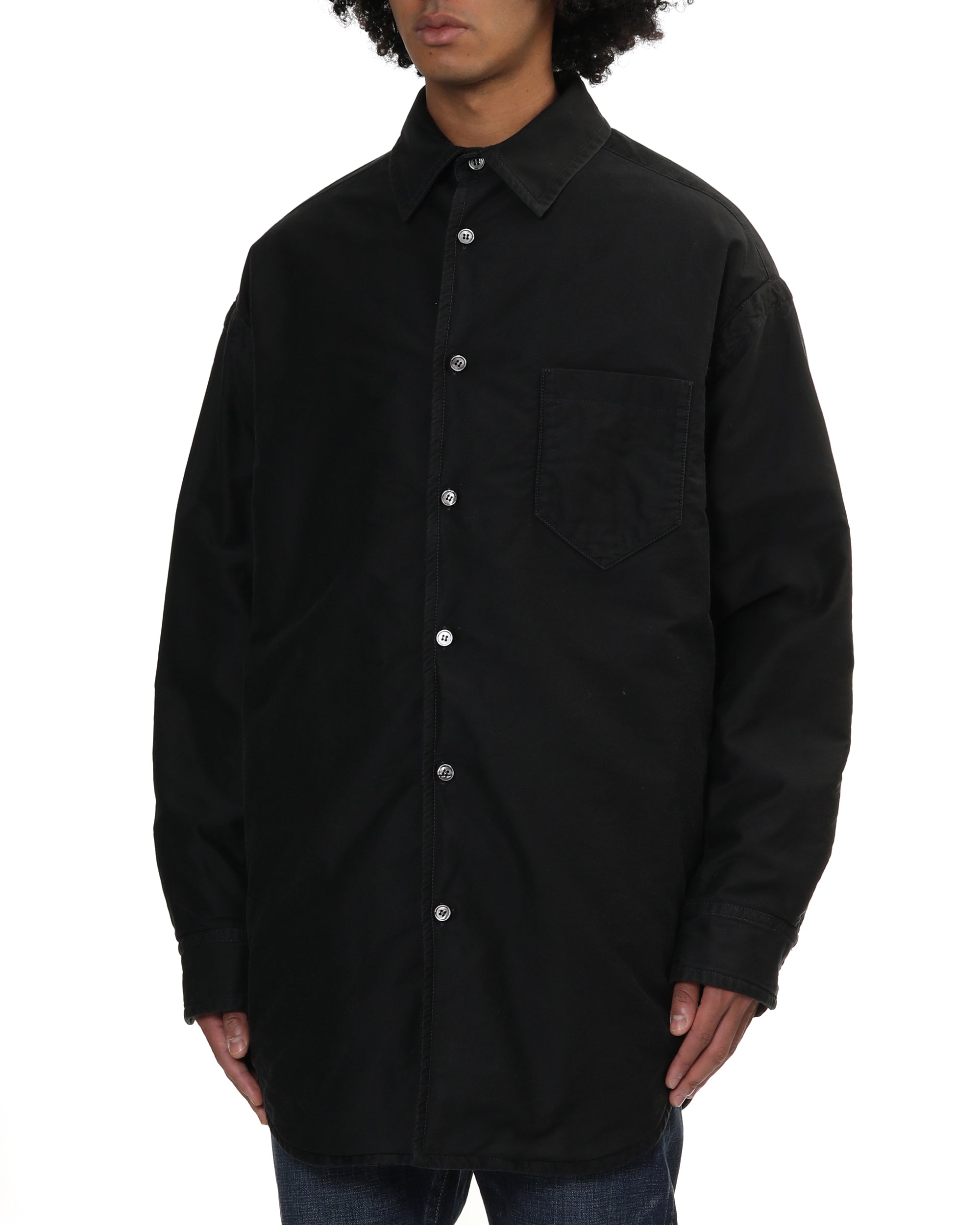 Padded shirt jacket