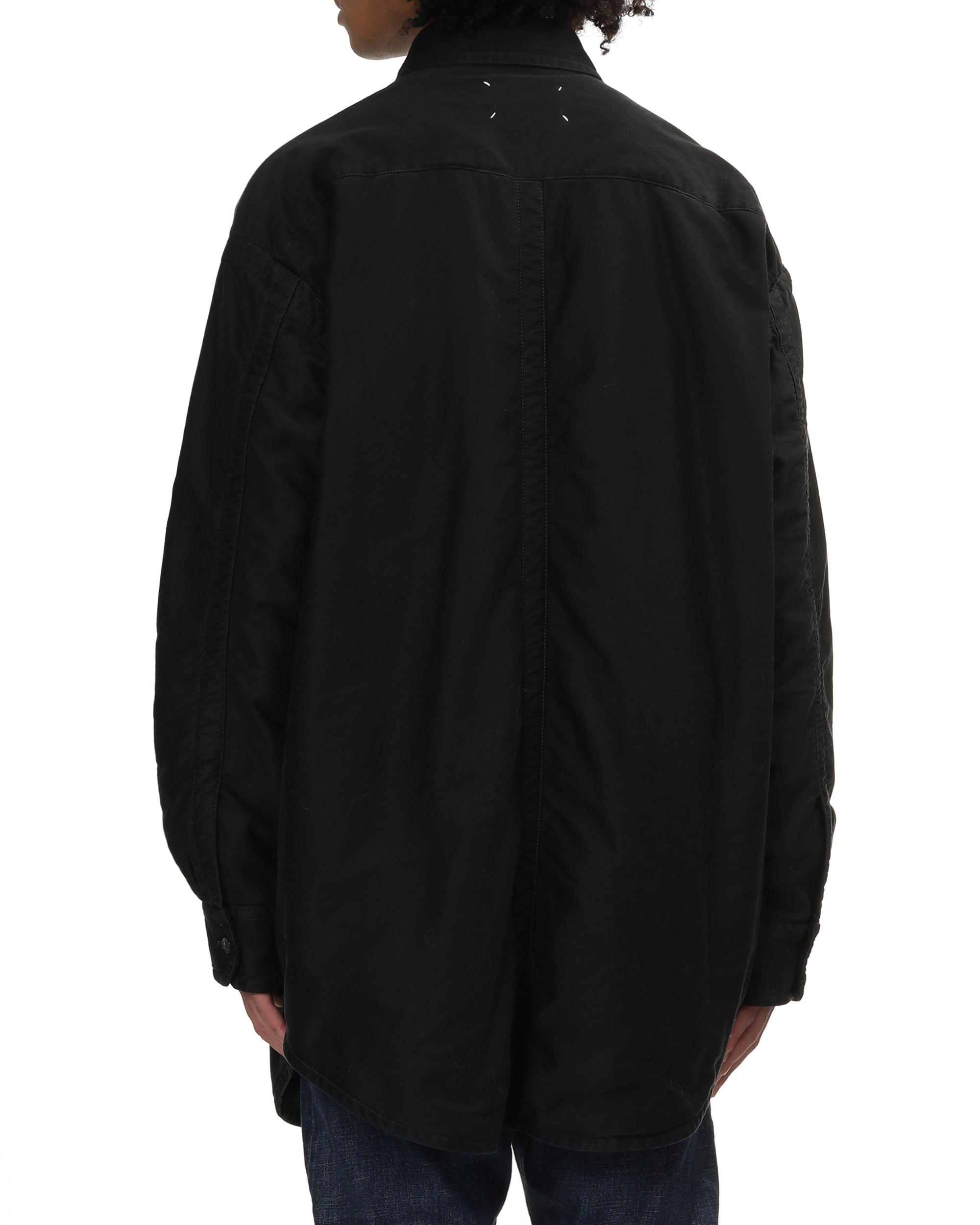 Padded shirt jacket