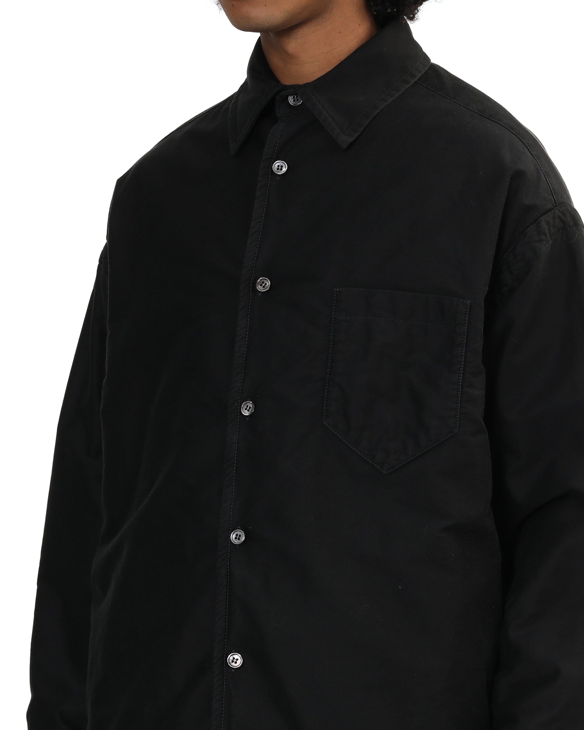 Padded shirt jacket