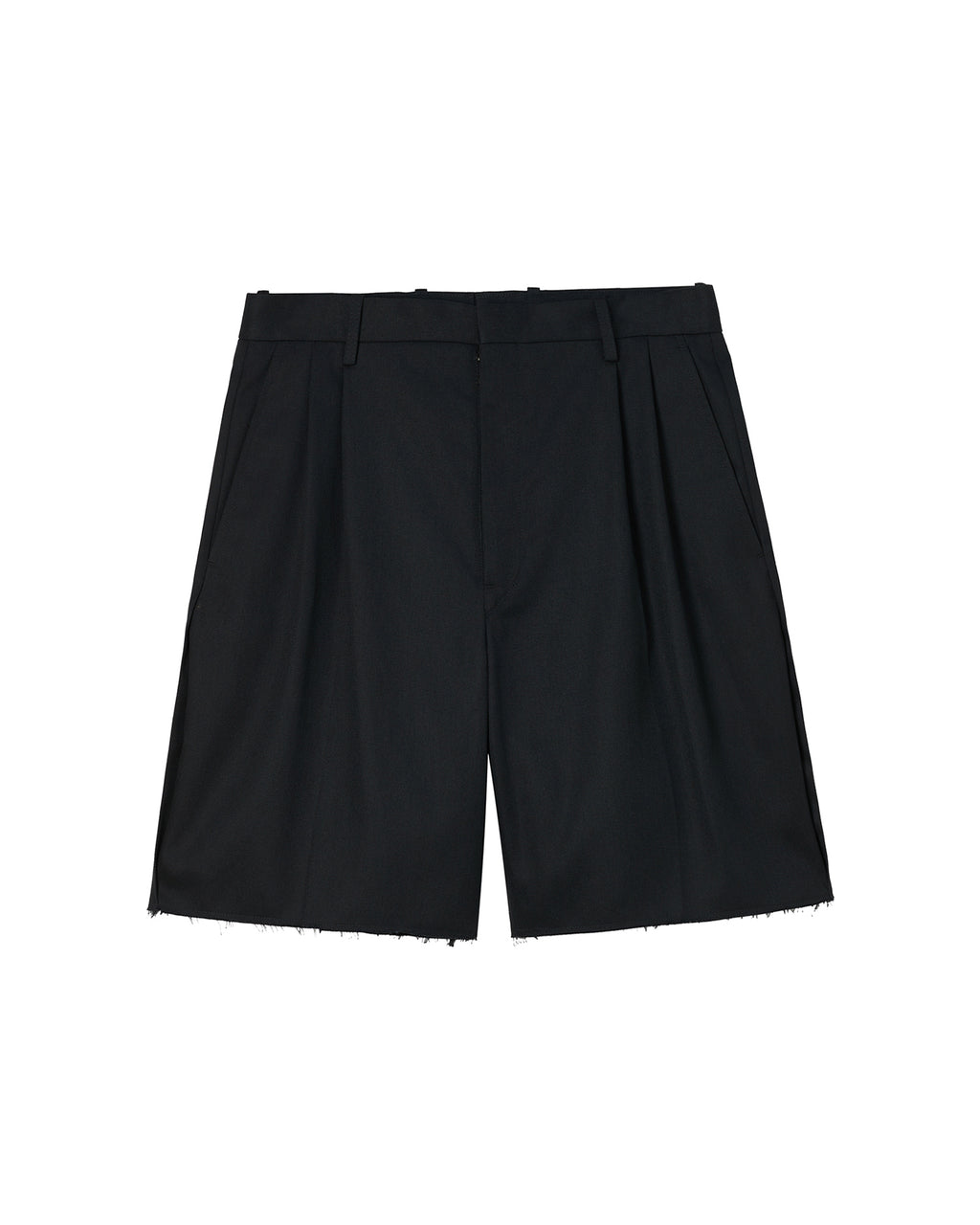 Pleated shorts