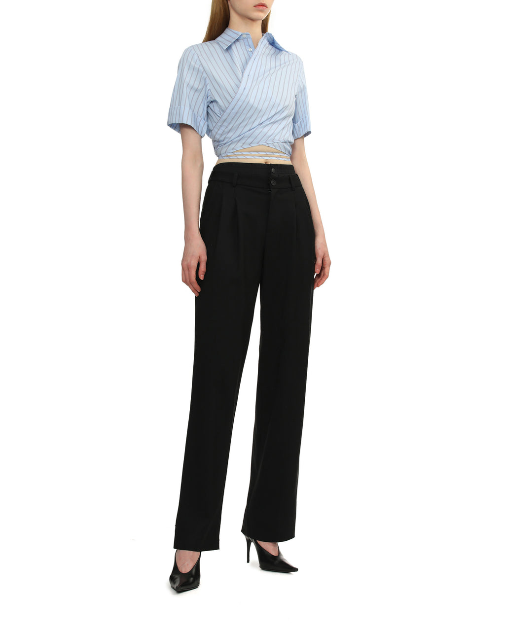 Double-waist pants