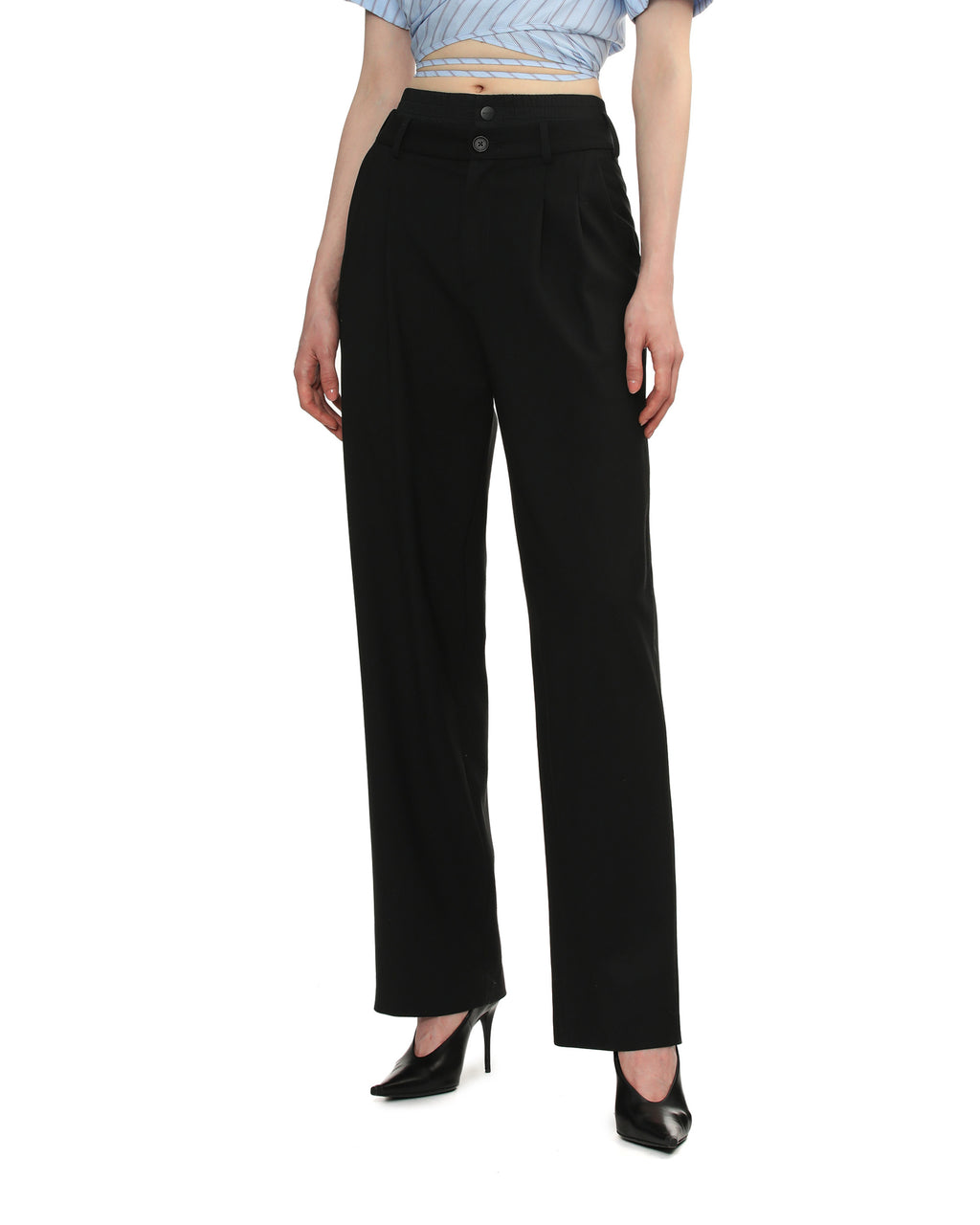 Double-waist pants