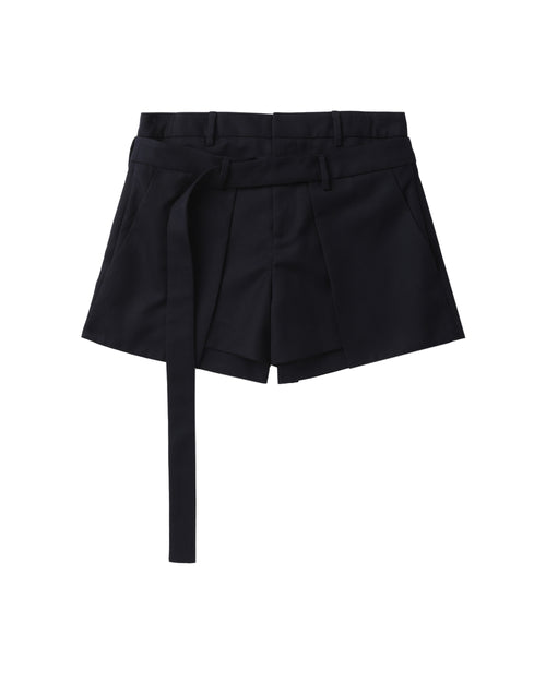 Belted shorts