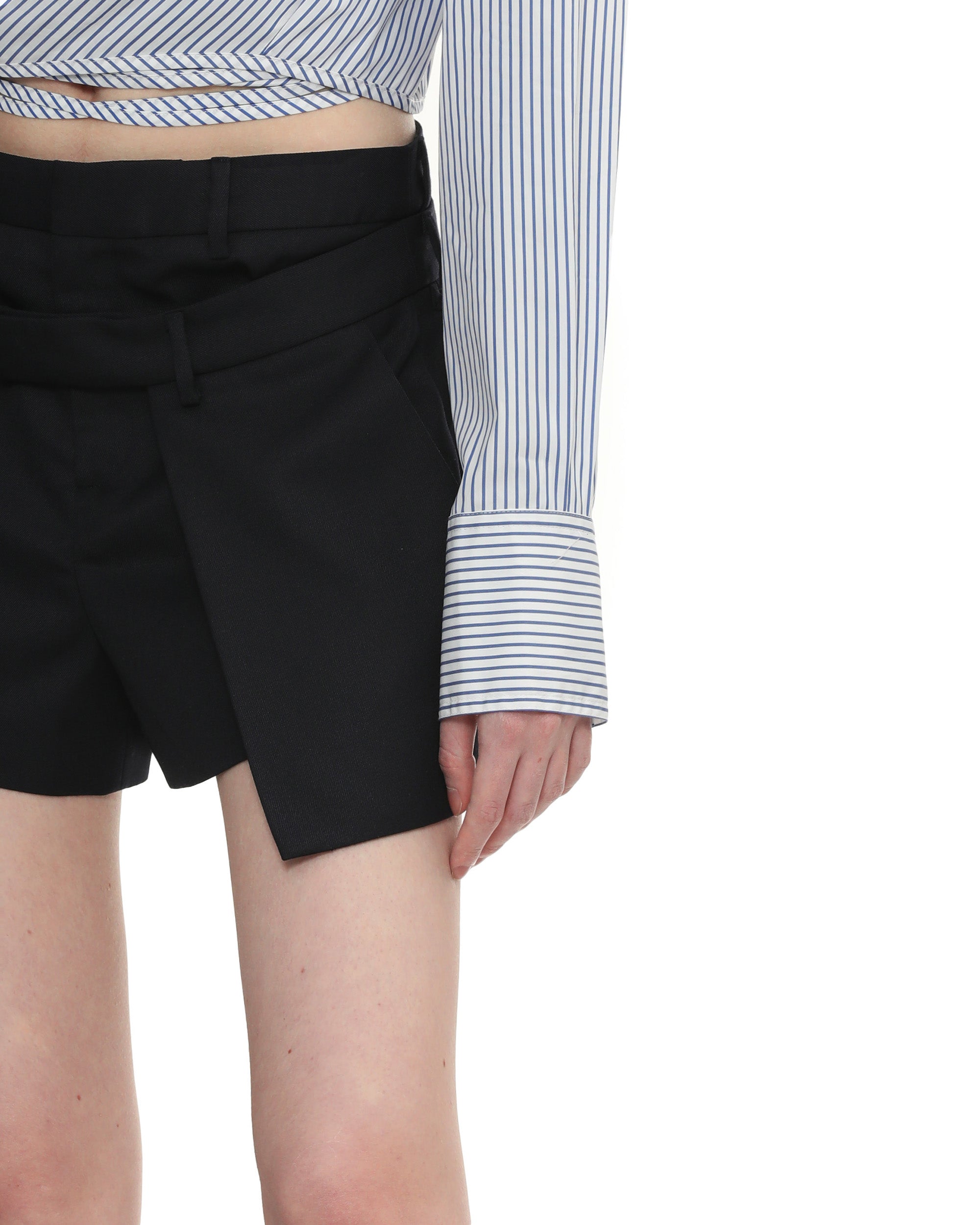 Belted shorts