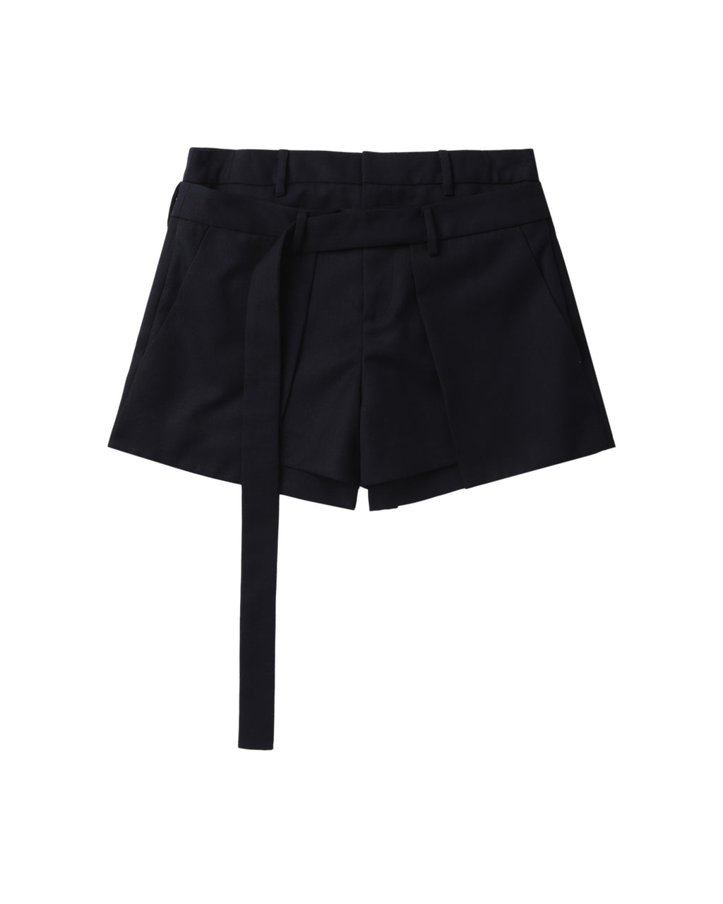 Belted shorts
