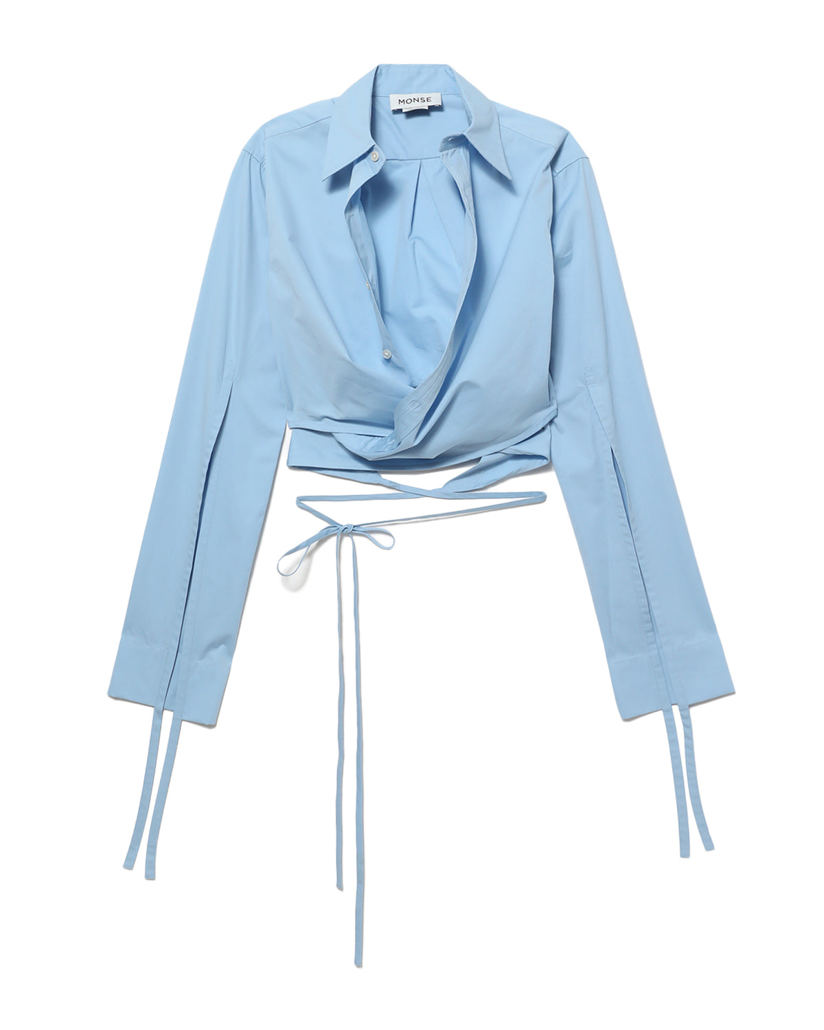Cropped X long sleeve shirt