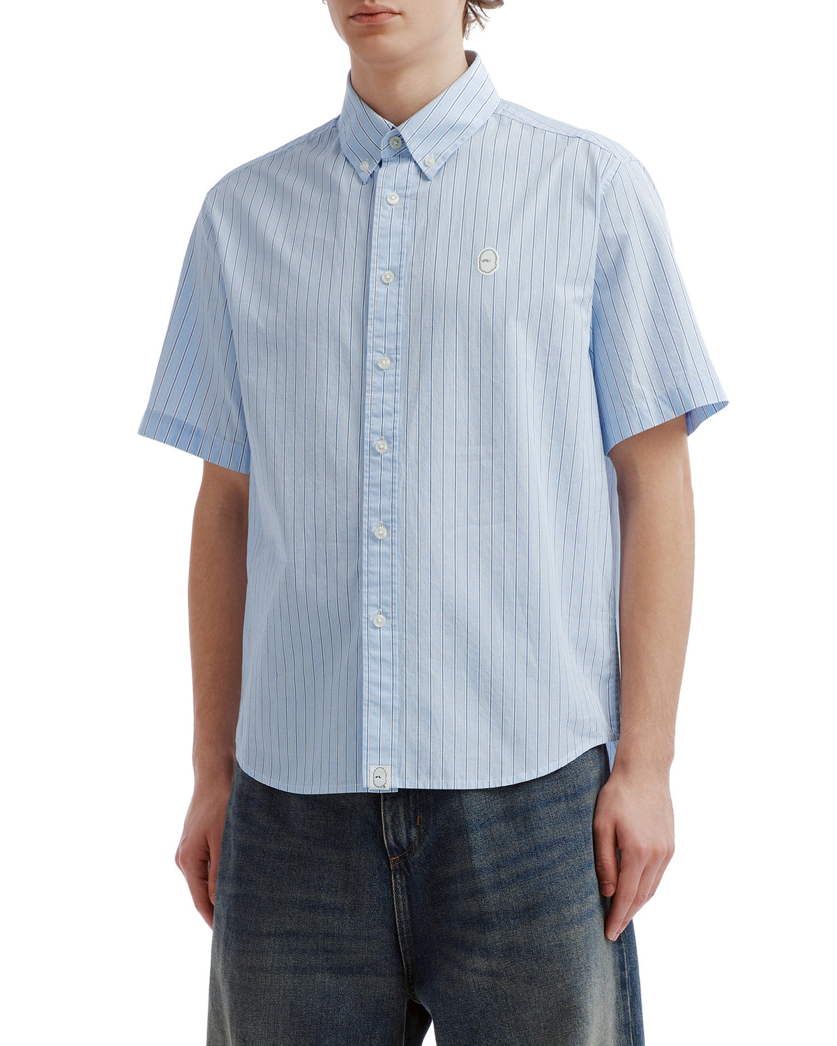 Striped short sleeve shirt