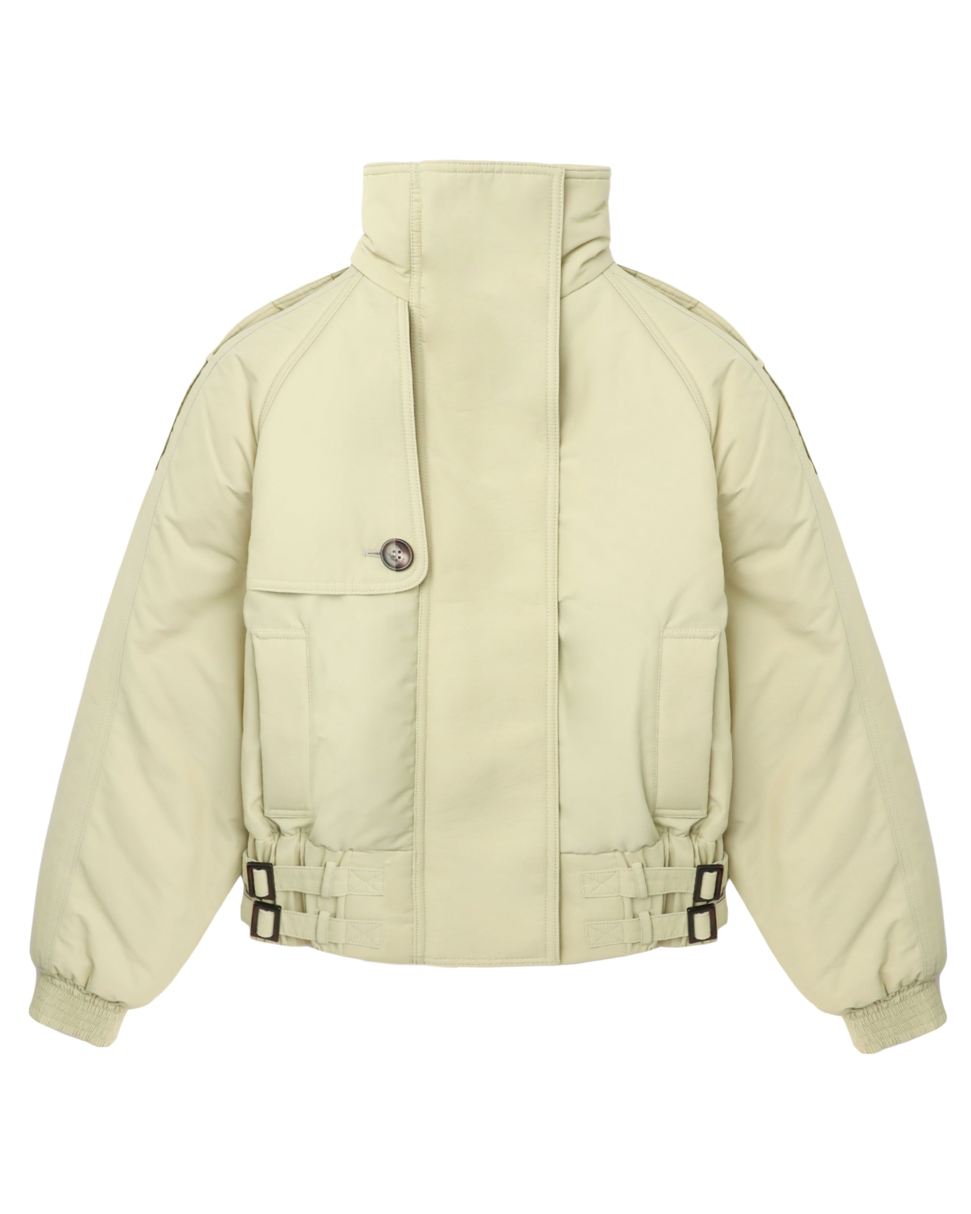High-neck bomber jacket