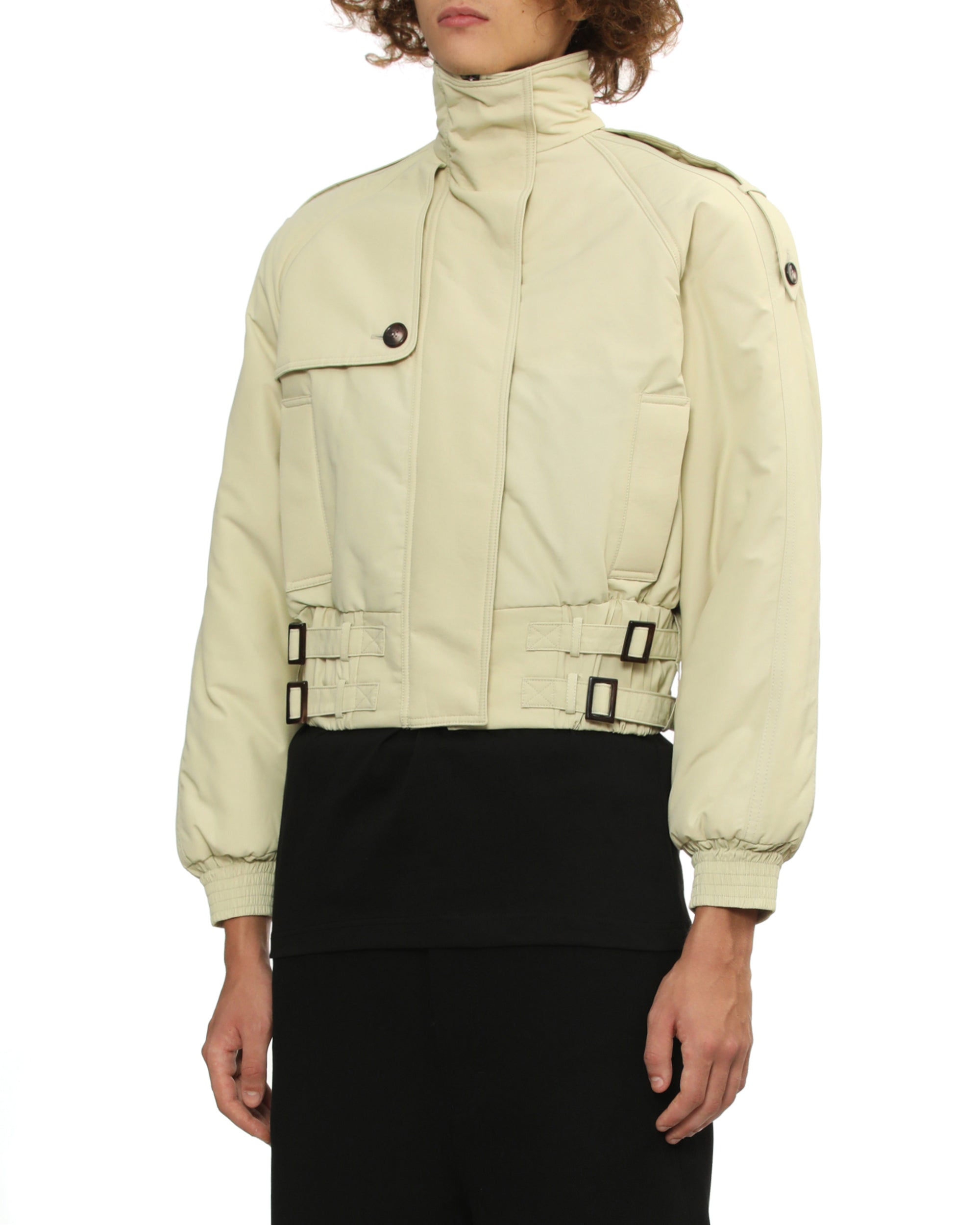 High-neck bomber jacket