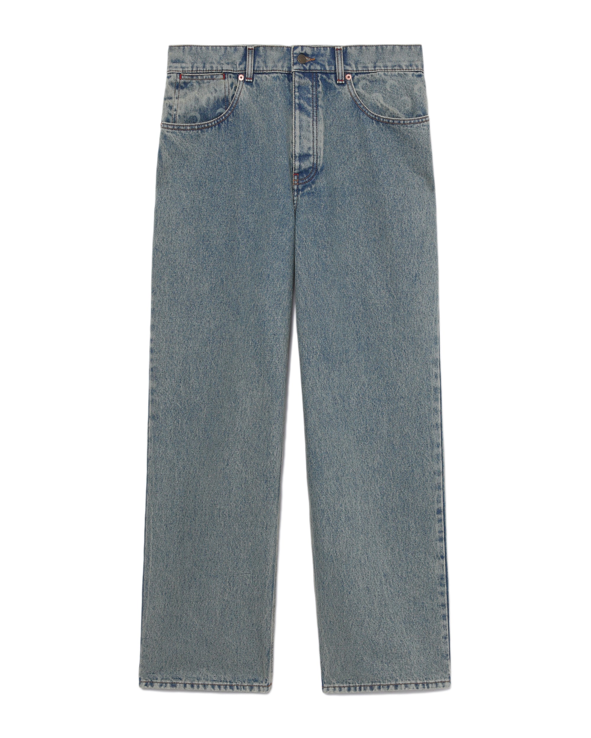Moon laser print jeans