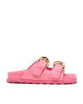 Double moon strap sandals