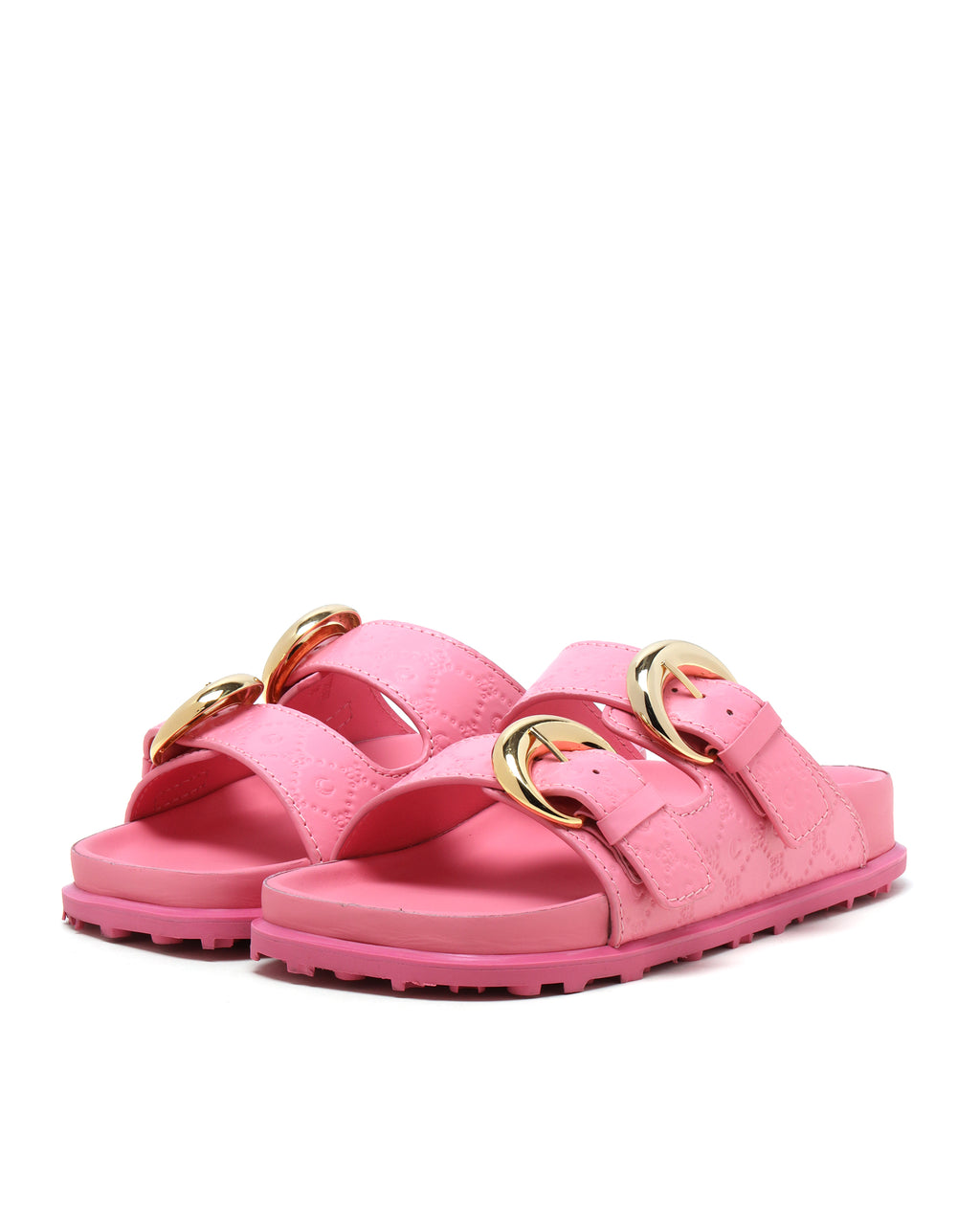 Double moon strap sandals