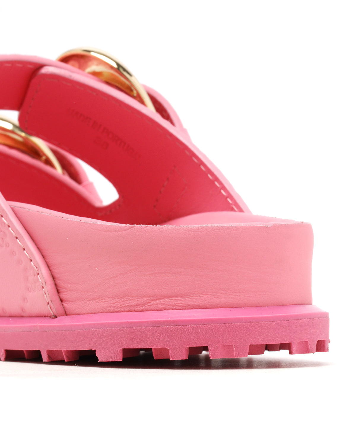 Double moon strap sandals