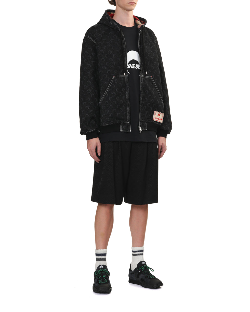 Pleated shorts