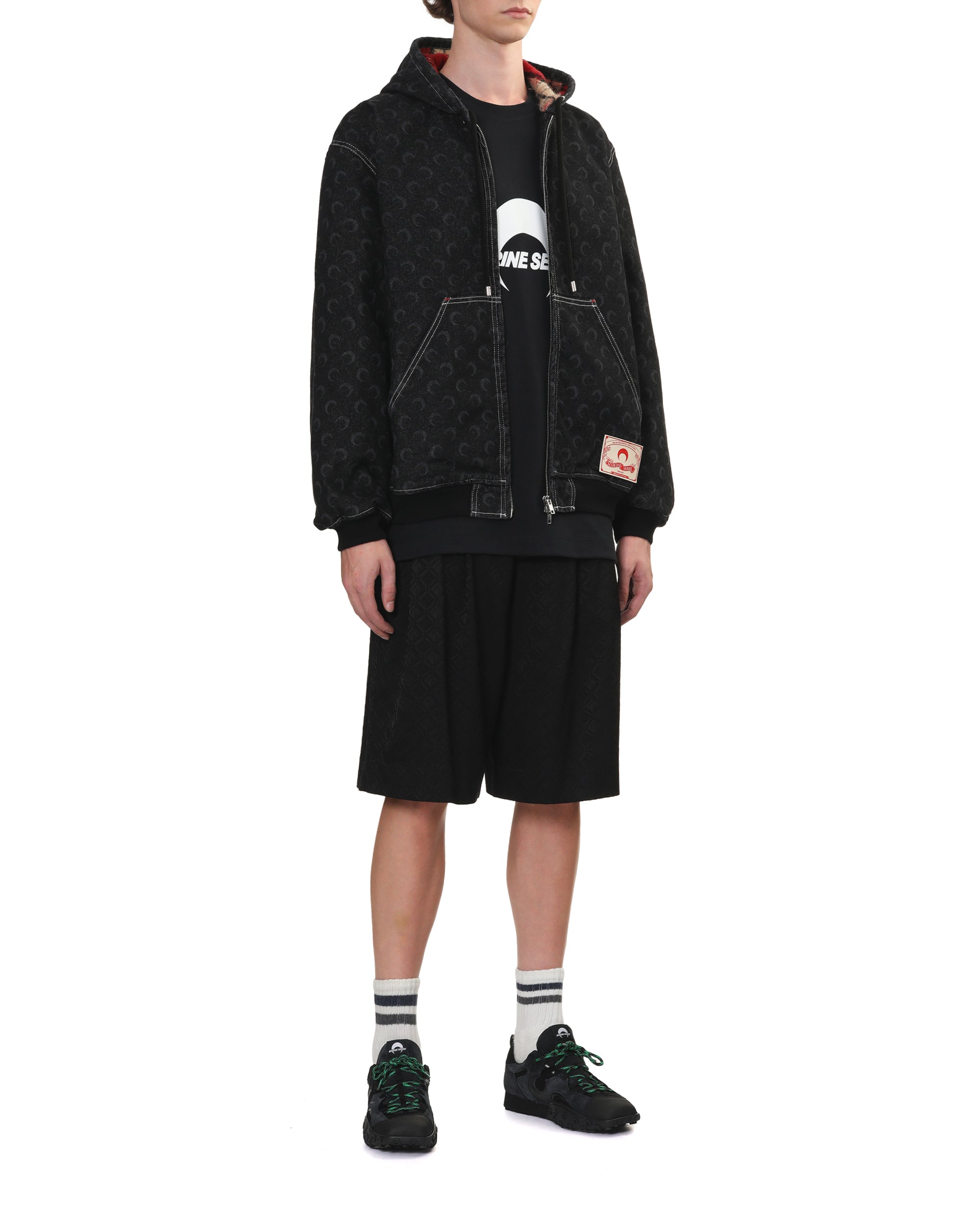 Pleated shorts