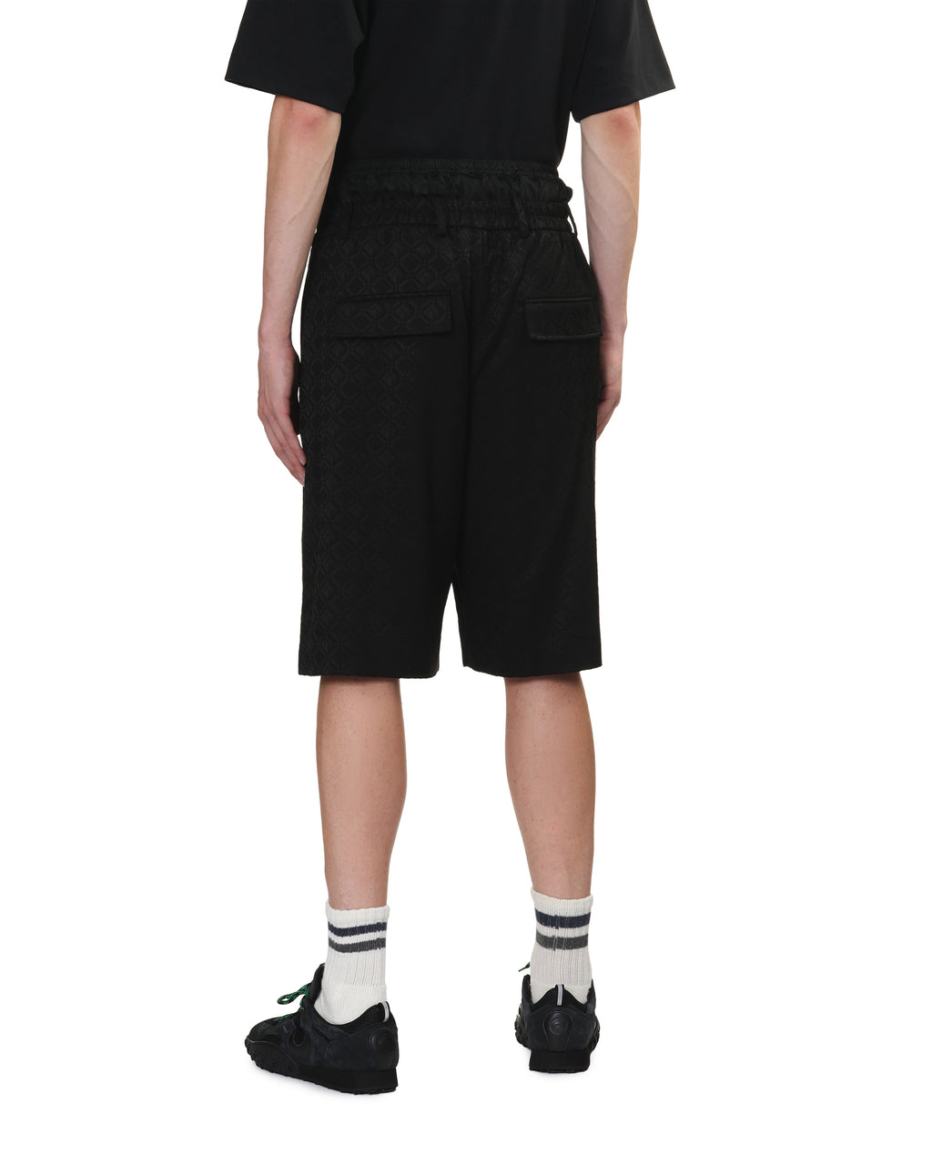 Pleated shorts