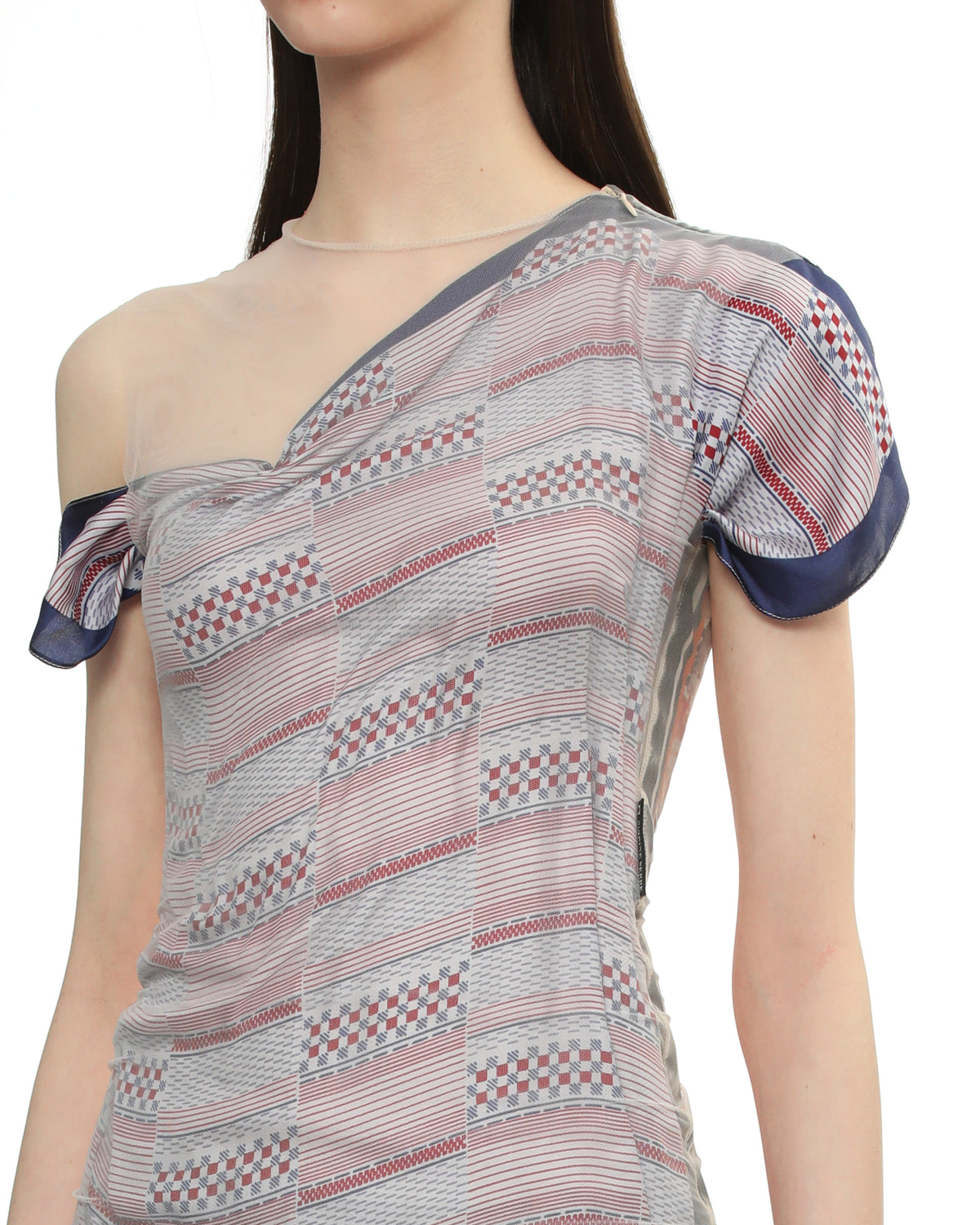 Regenerated silk scarves layer top