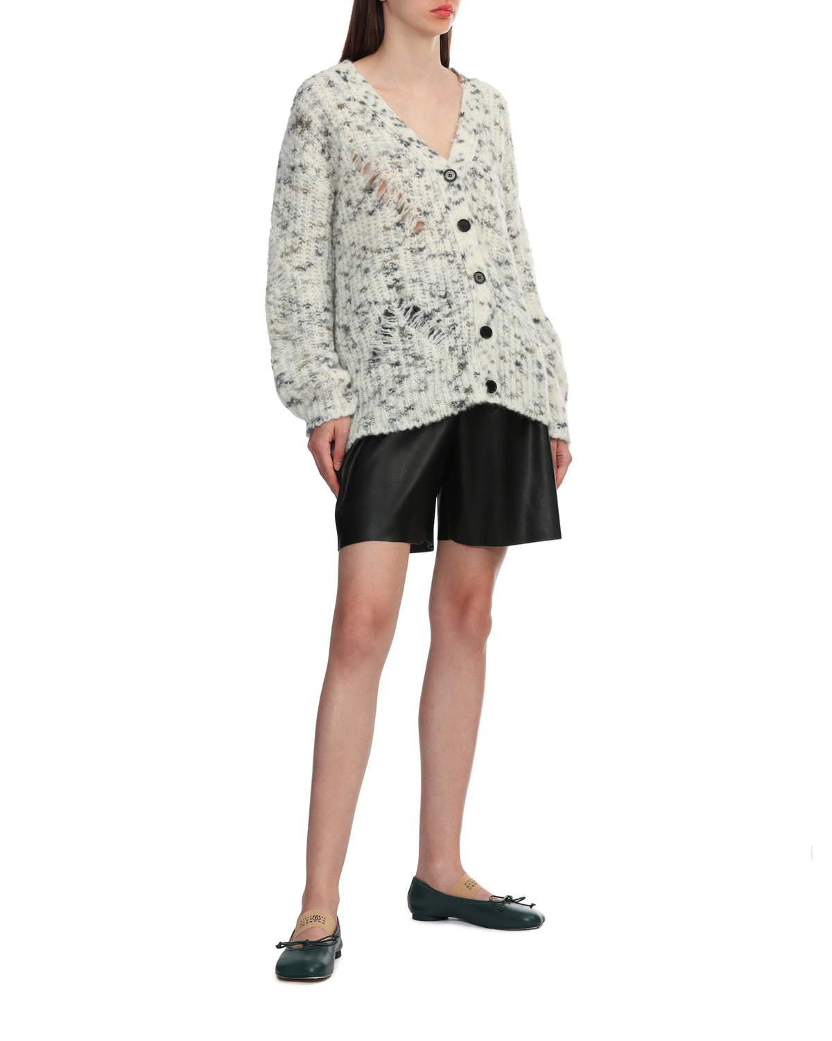 V-neck cardigan