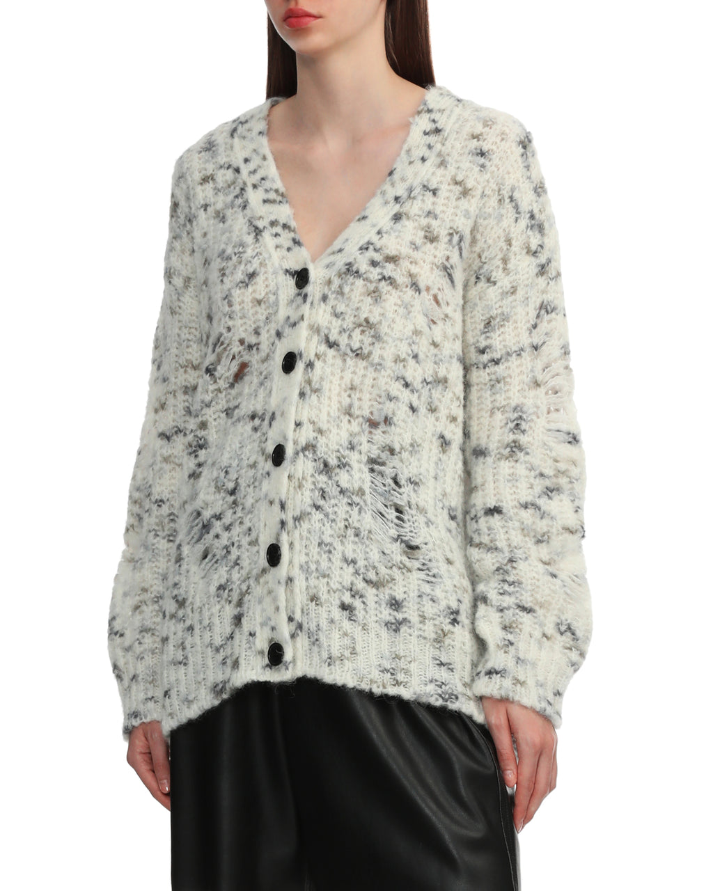 V-neck cardigan