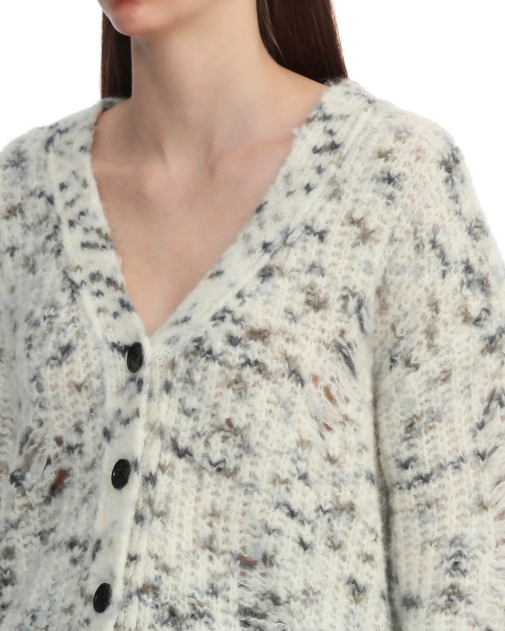 V-neck cardigan