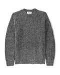 Metal blend crewneck sweater