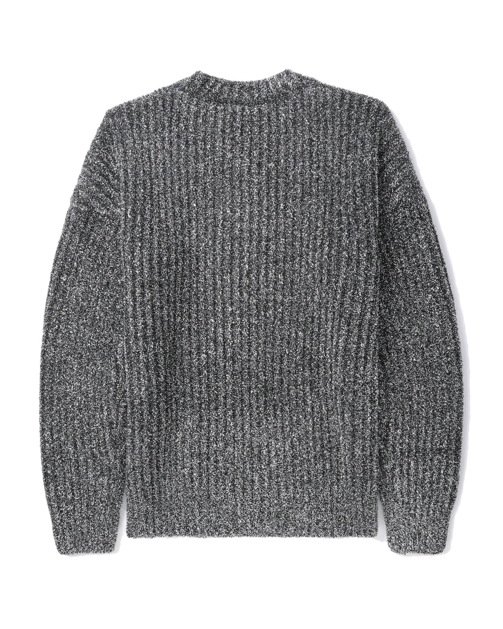 Metal blend crewneck sweater