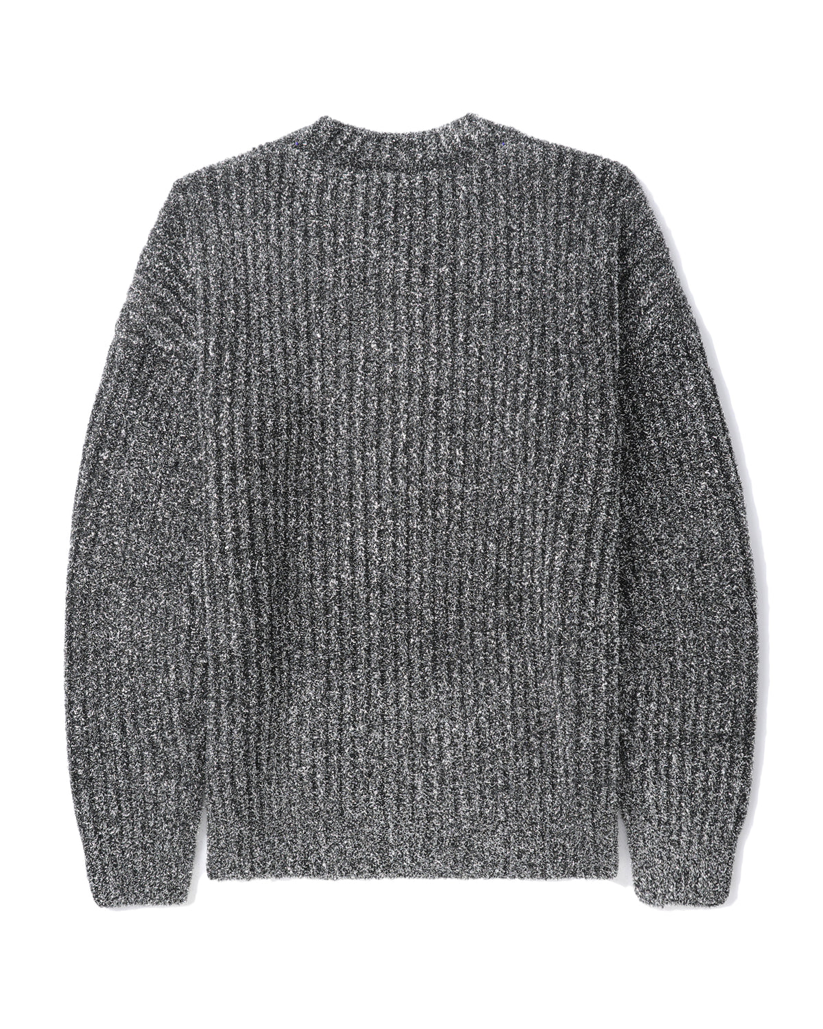 Metal blend crewneck sweater