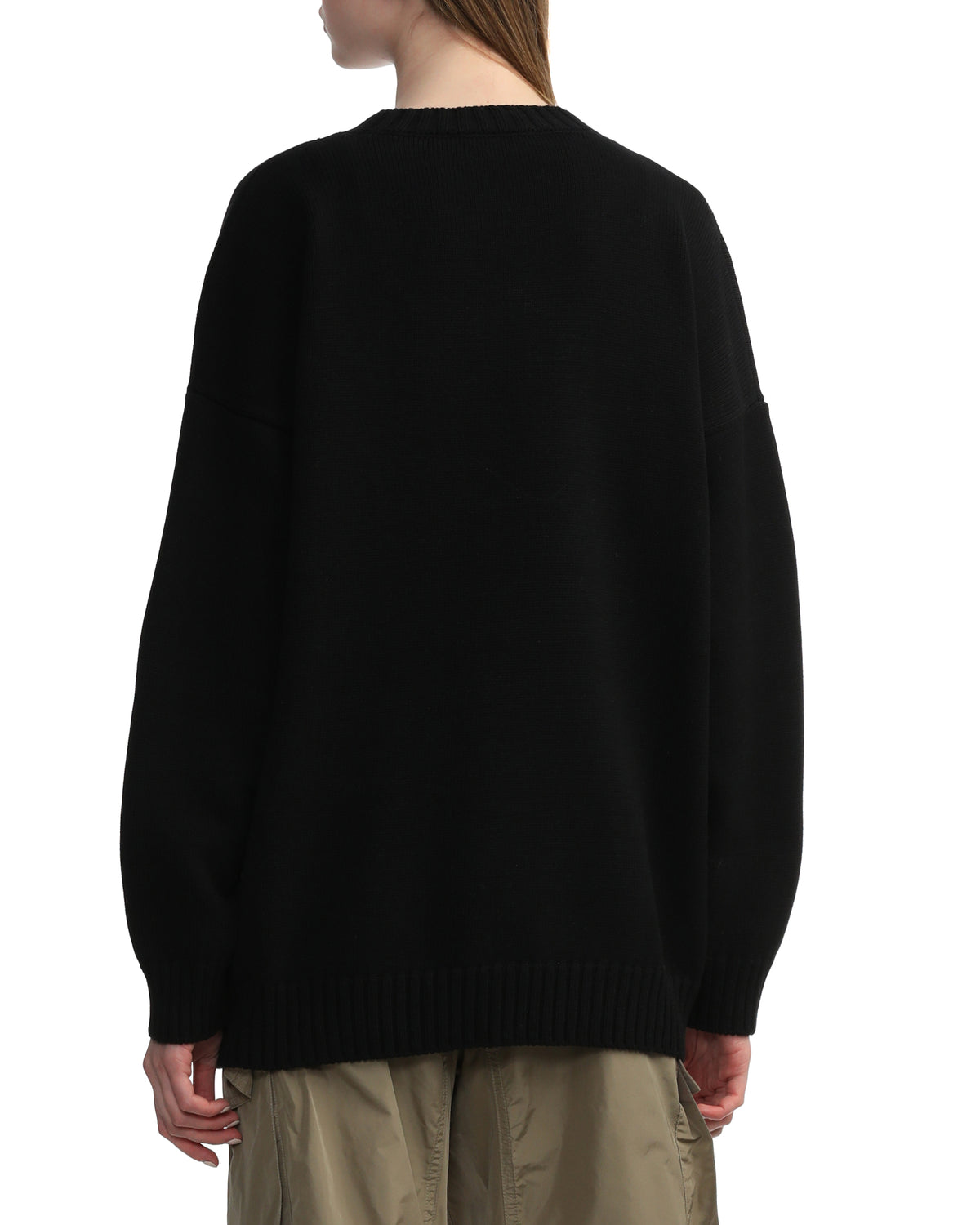 Big flower knit sweater
