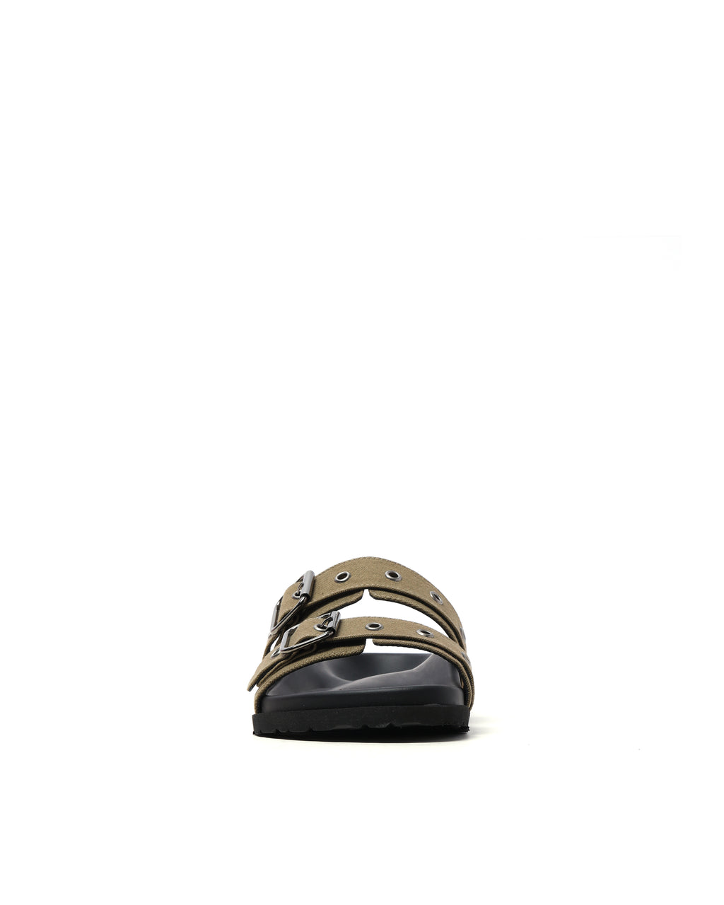 Double buckle slippers