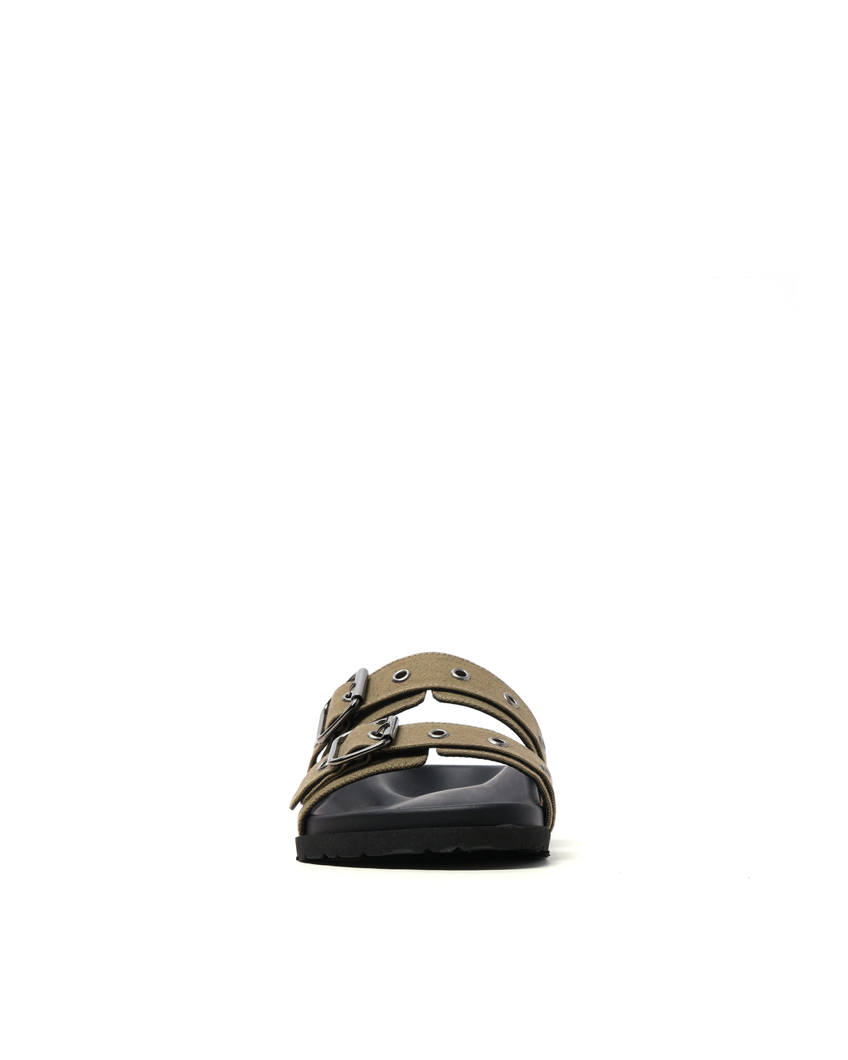 Double buckle slippers