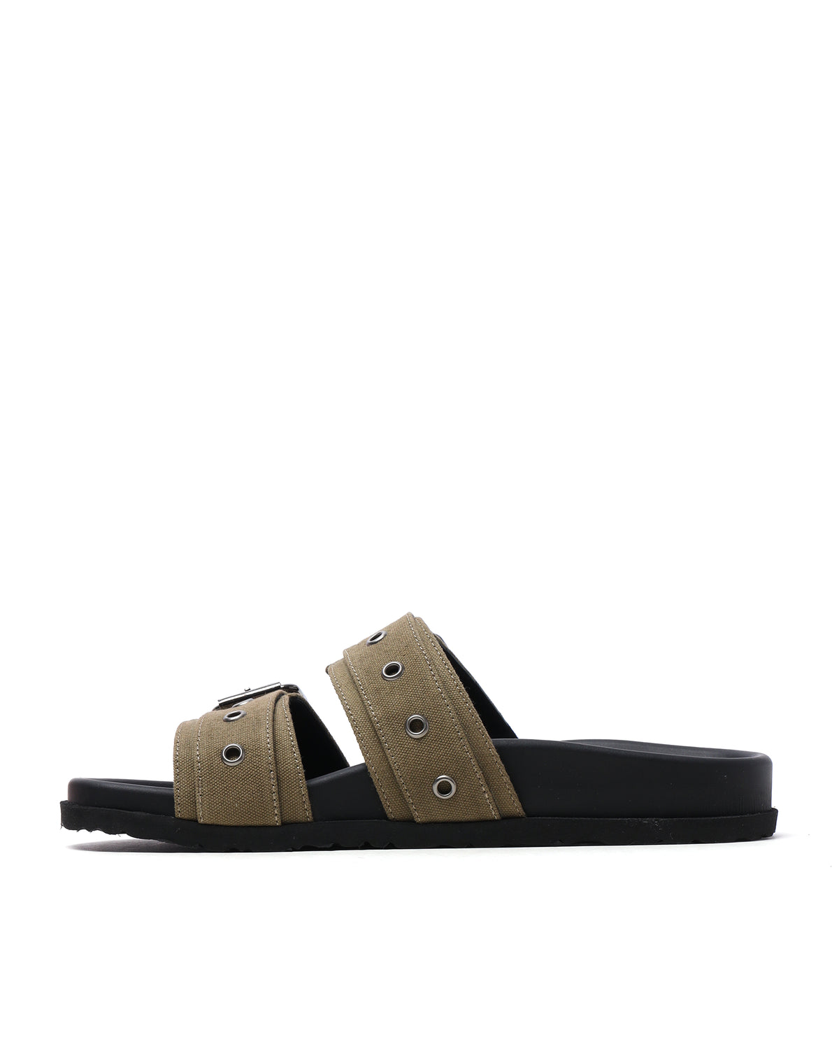 Double buckle slippers