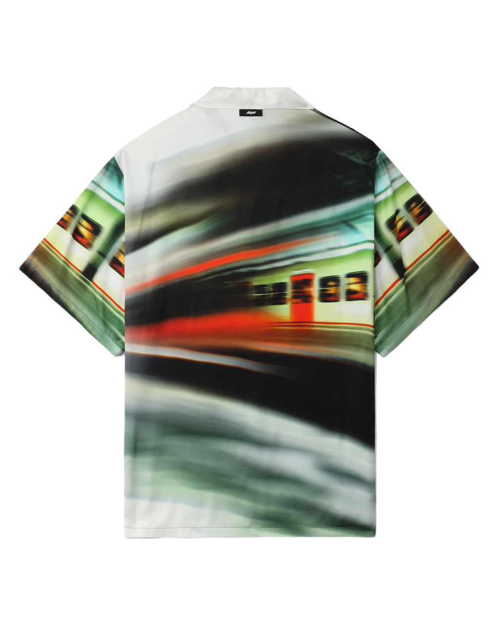 Motion graphic-printed shirt