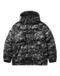 Skull camo down jacket