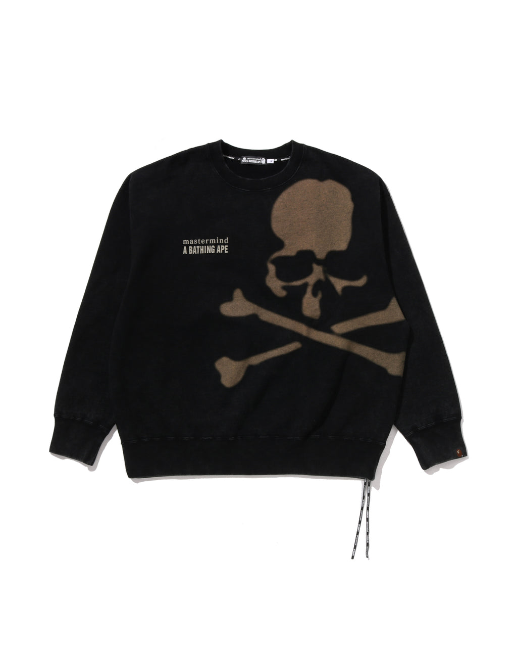 Bleached logo crew neck sweatshirt