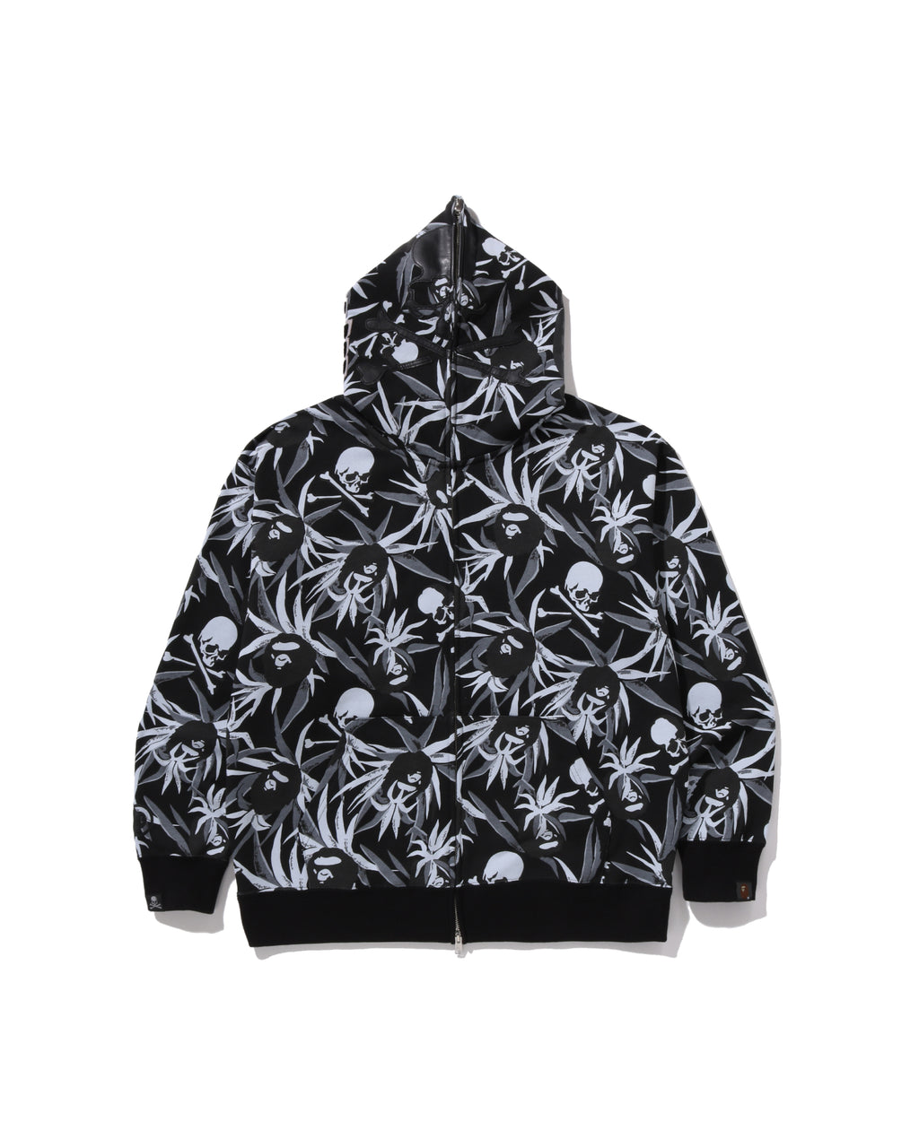 MM BAPE Tropical Camo Skull Full Zip Hoodie