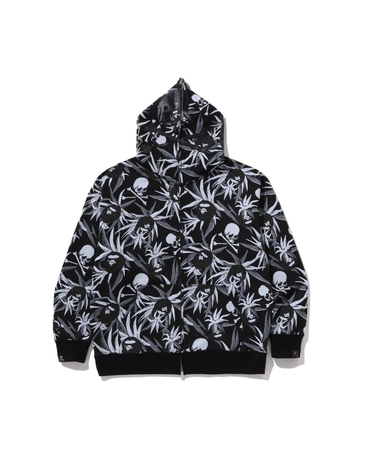 MM BAPE Tropical Camo Skull Full Zip Hoodie