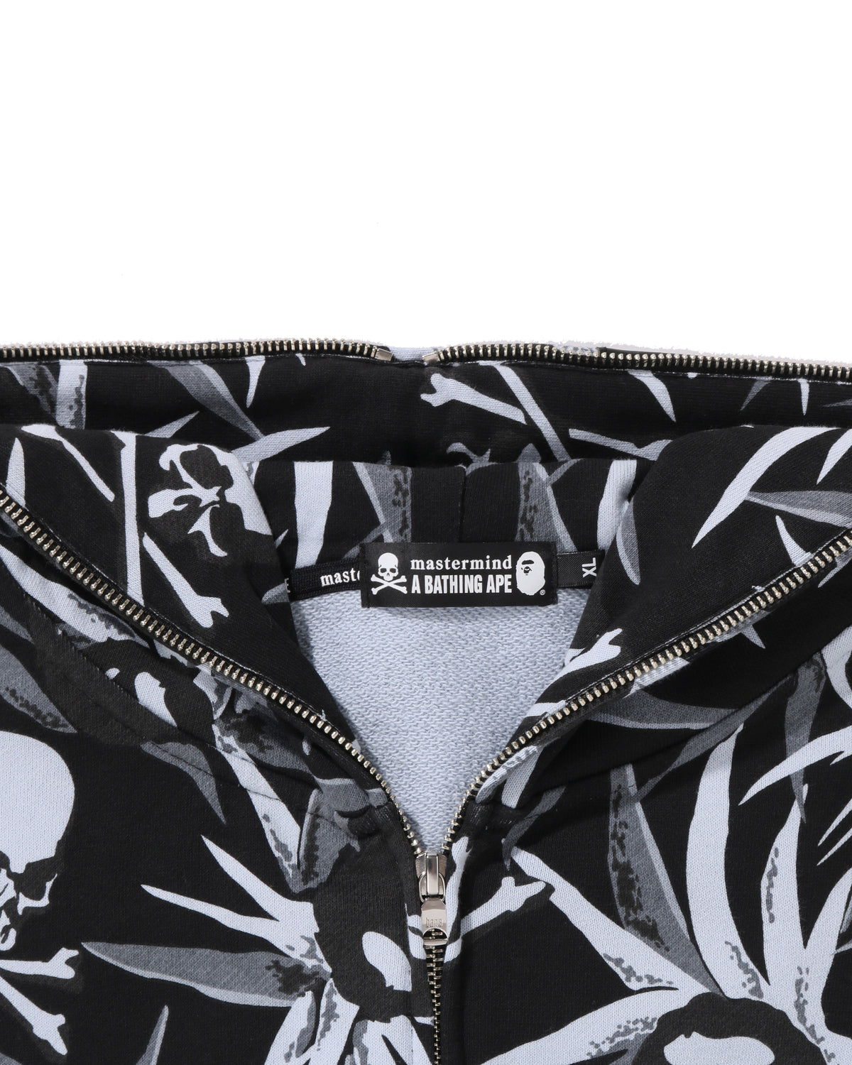 MM BAPE Tropical Camo Skull Full Zip Hoodie