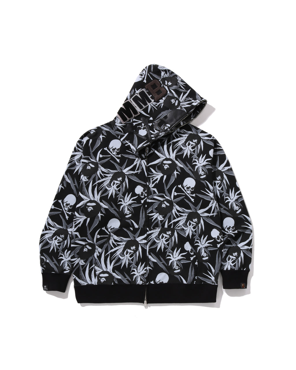 MM BAPE Tropical Camo Skull Full Zip Hoodie