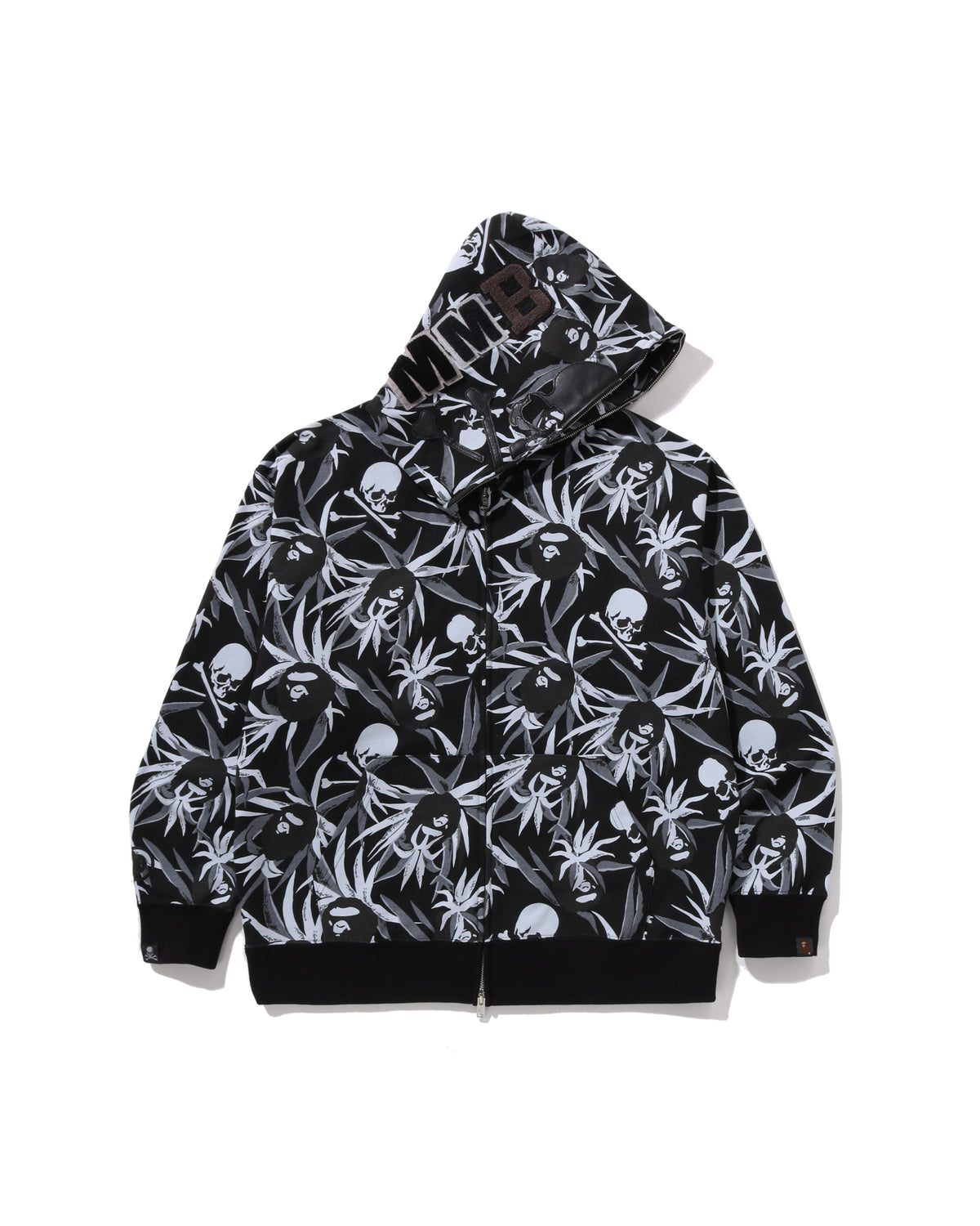 MM BAPE Tropical Camo Skull Full Zip Hoodie