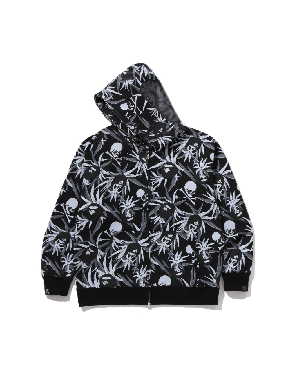 MM BAPE Tropical Camo Skull Full Zip Hoodie