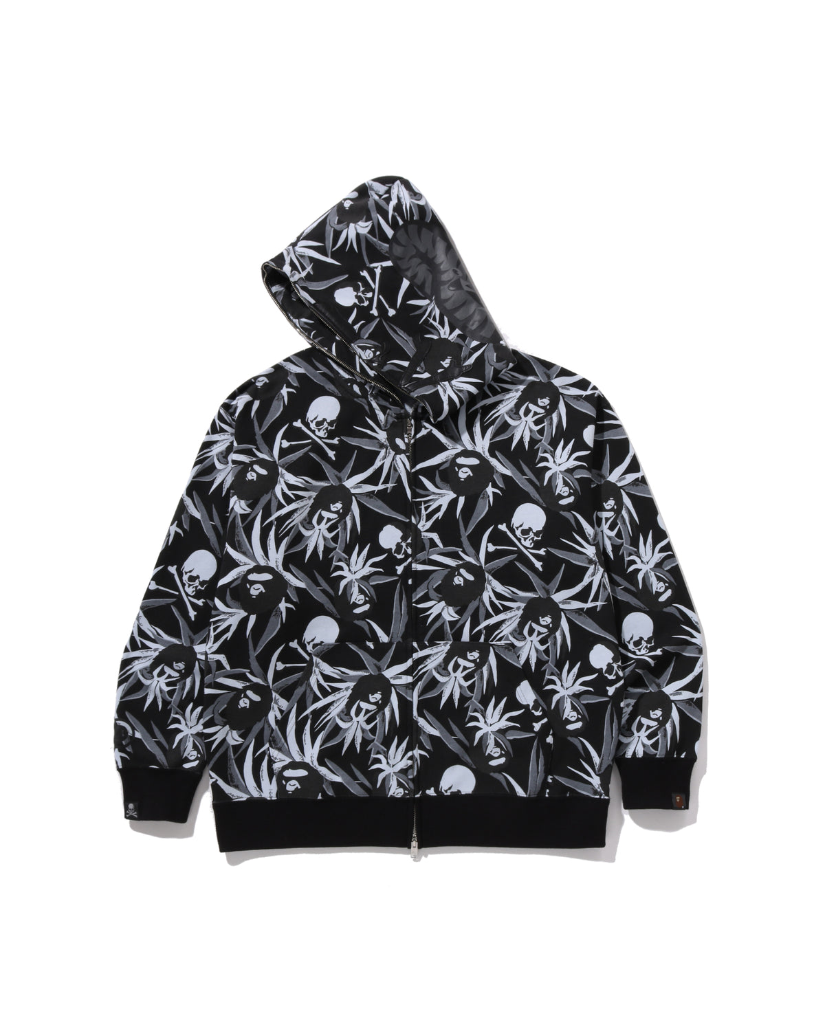MM BAPE Tropical Camo Skull Full Zip Hoodie