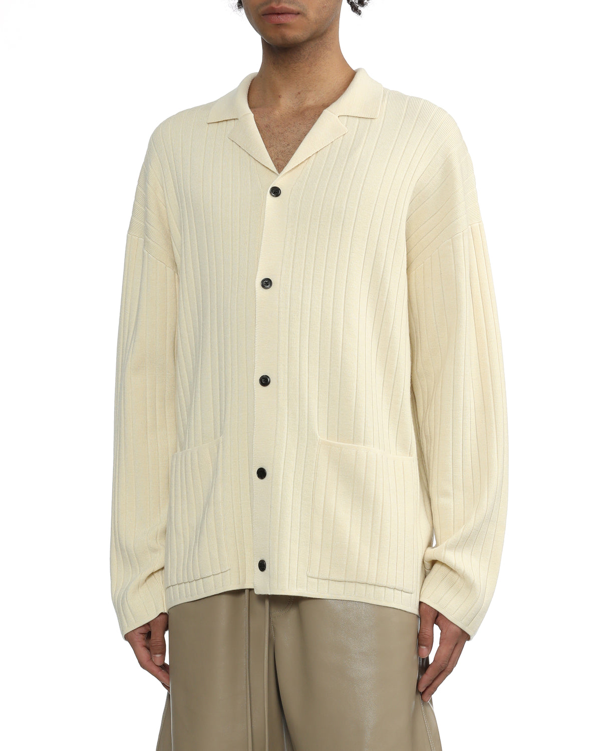 Ribbed cardigan