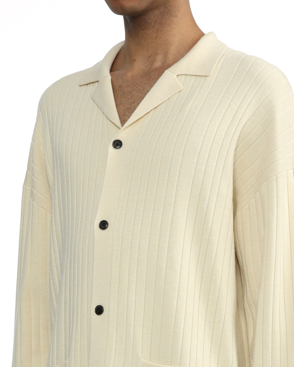 Ribbed cardigan