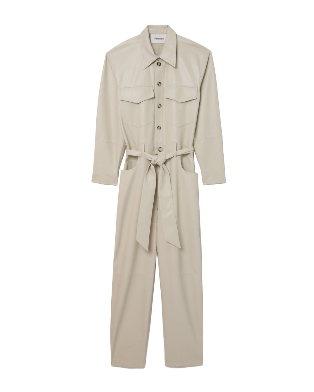 Ashton OKOBOR™ alt-leather jumpsuit