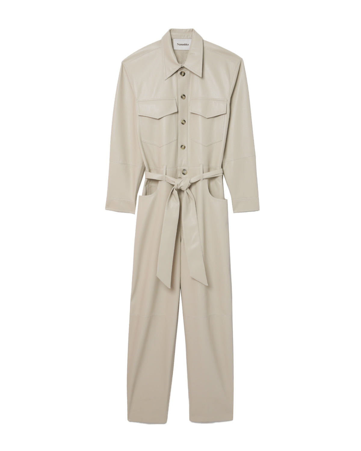 Ashton OKOBOR™ alt-leather jumpsuit