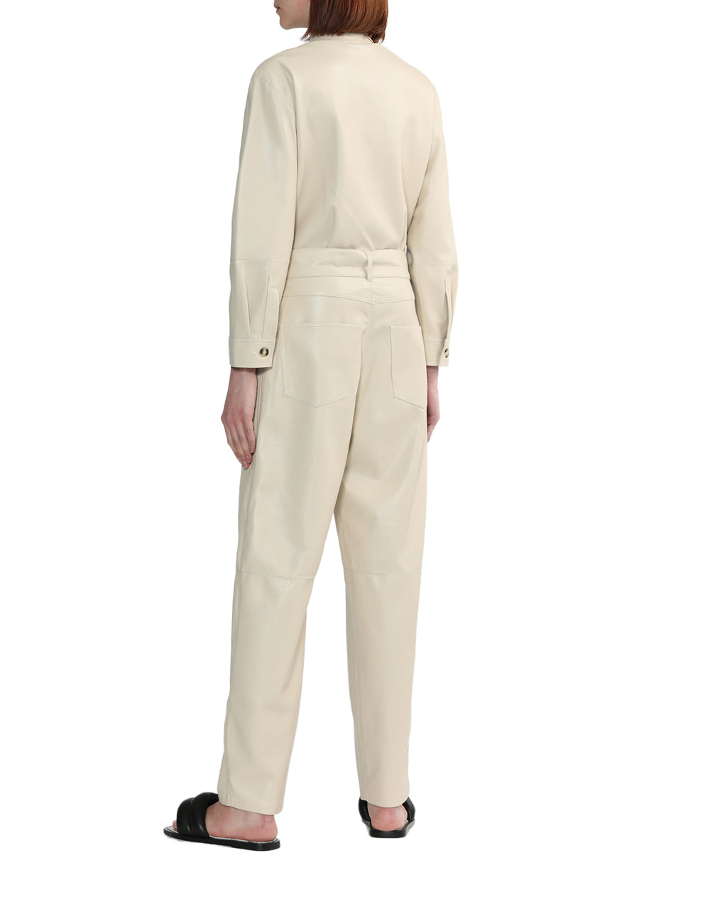 Ashton OKOBOR™ alt-leather jumpsuit