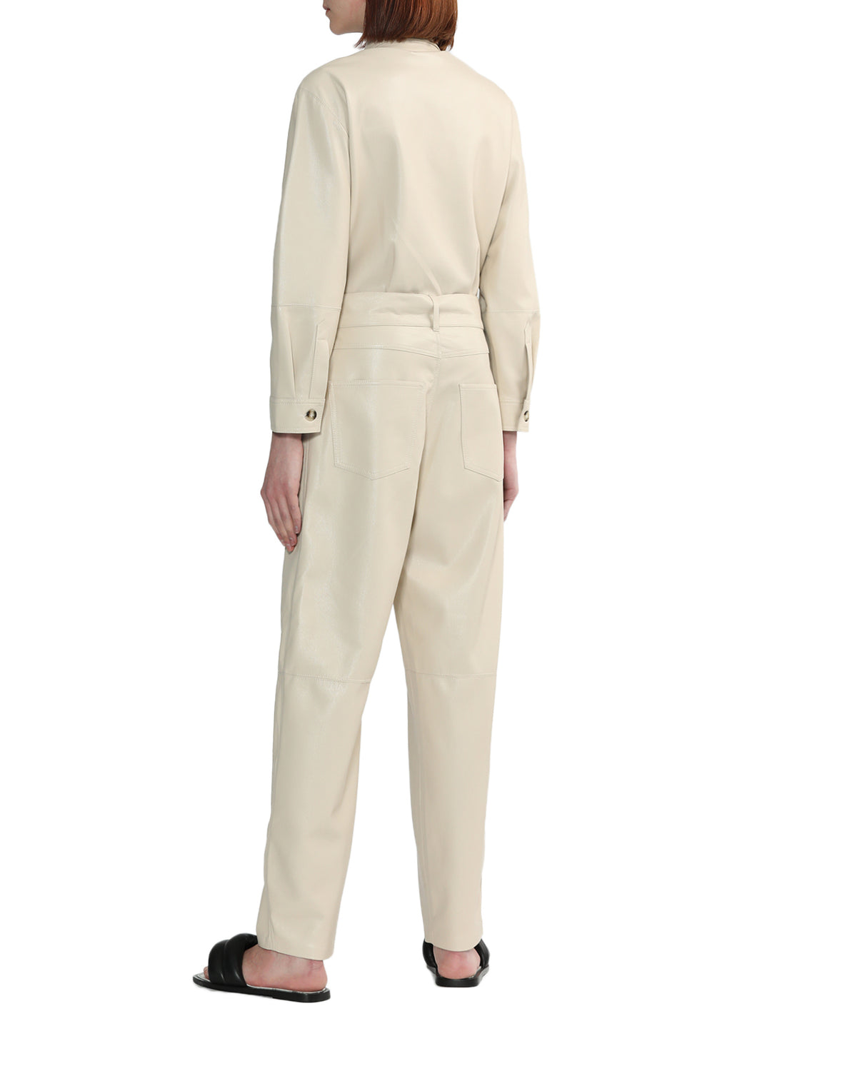 Ashton OKOBOR™ alt-leather jumpsuit