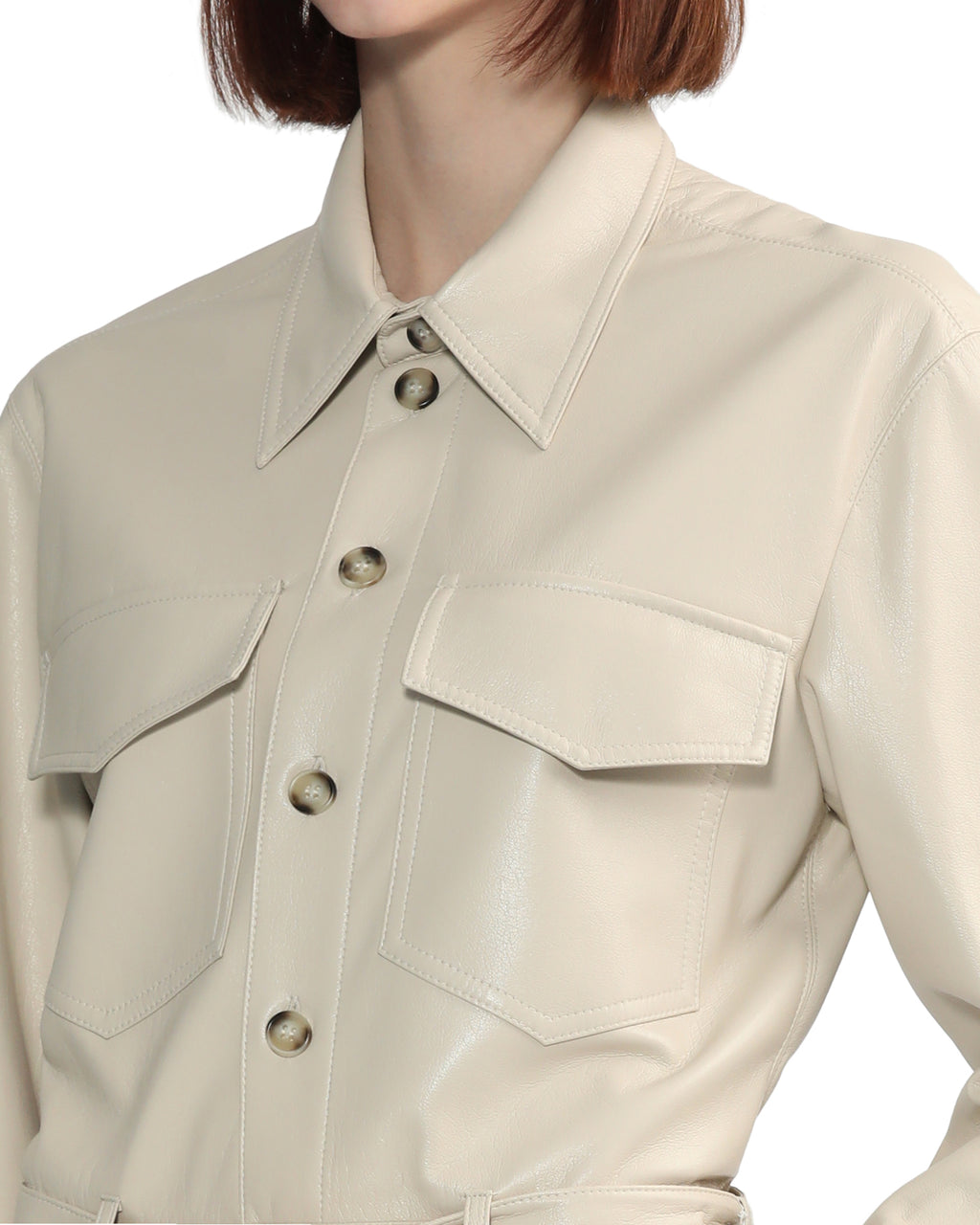Ashton OKOBOR™ alt-leather jumpsuit