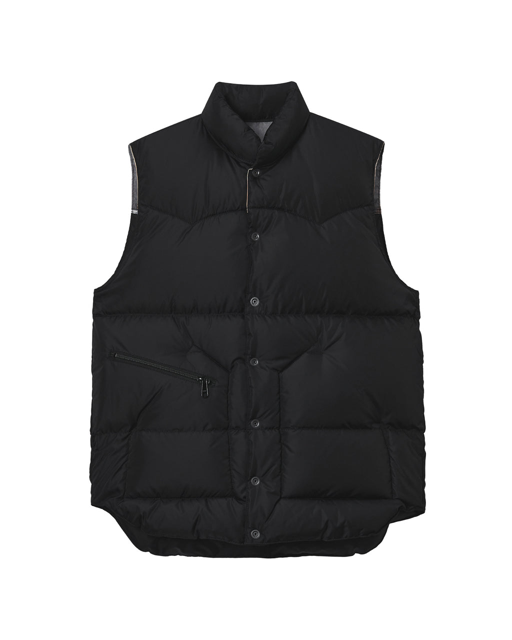Graphic puffer vest