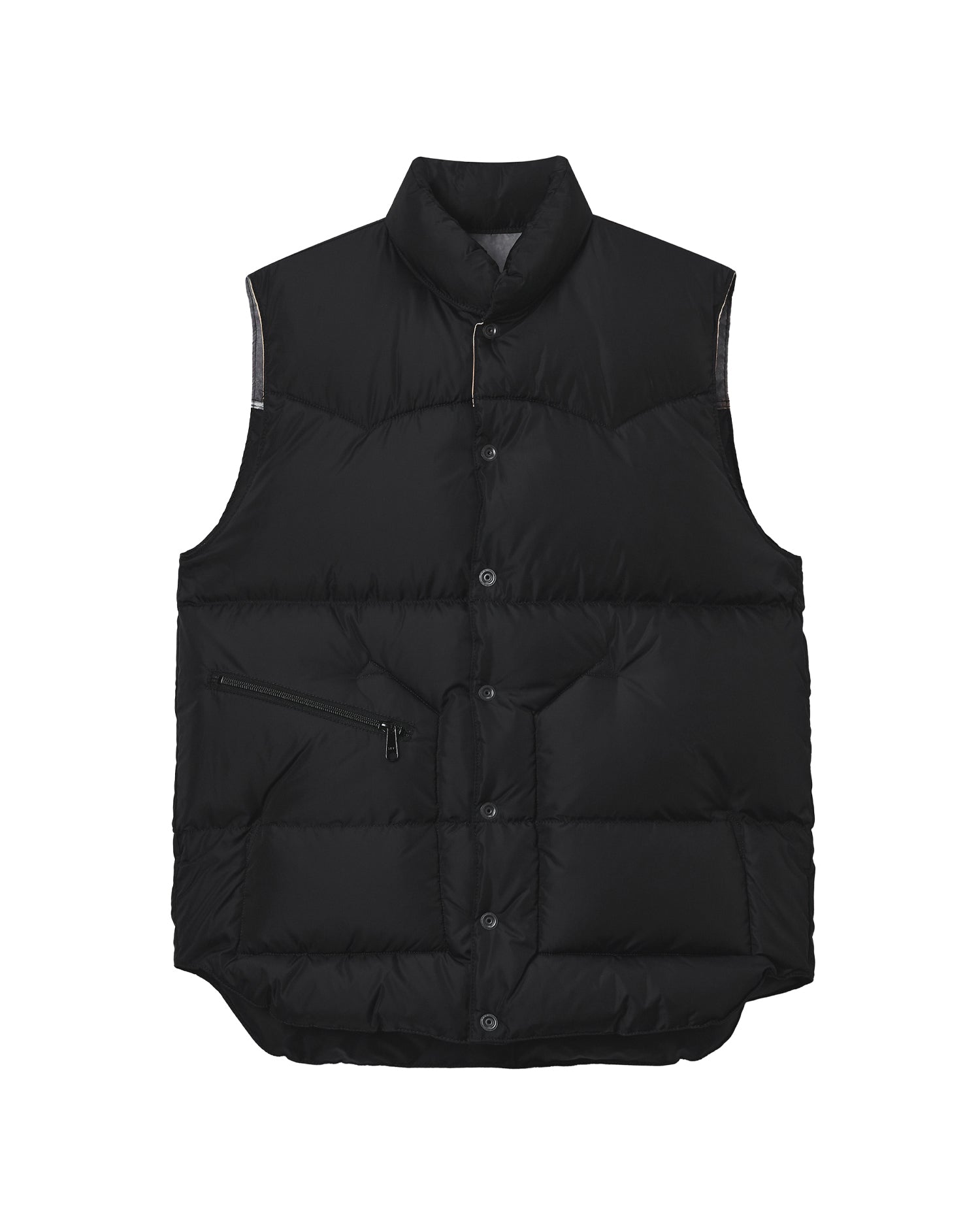 Graphic puffer vest
